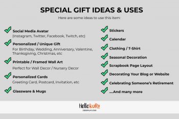 Special Gift Ideas and Uses of Chibi Anime Color (Headshot) - Custom Cartoon Portrait For Personalized Gift, Printable or Framed Wall Art by Hellokuro