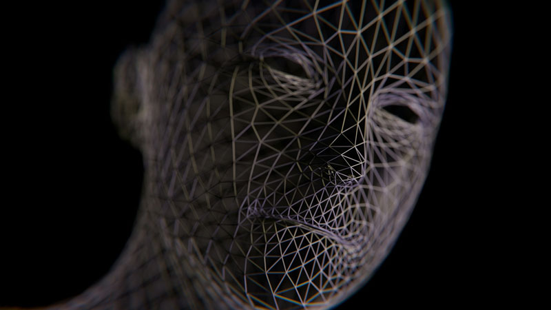 AI system is capable of identifying facial features for attendance